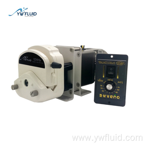 Large flow laboratory peristaltic pump for drip irrigation